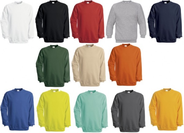 B&C Sweatshirt 13 Farben 216.42